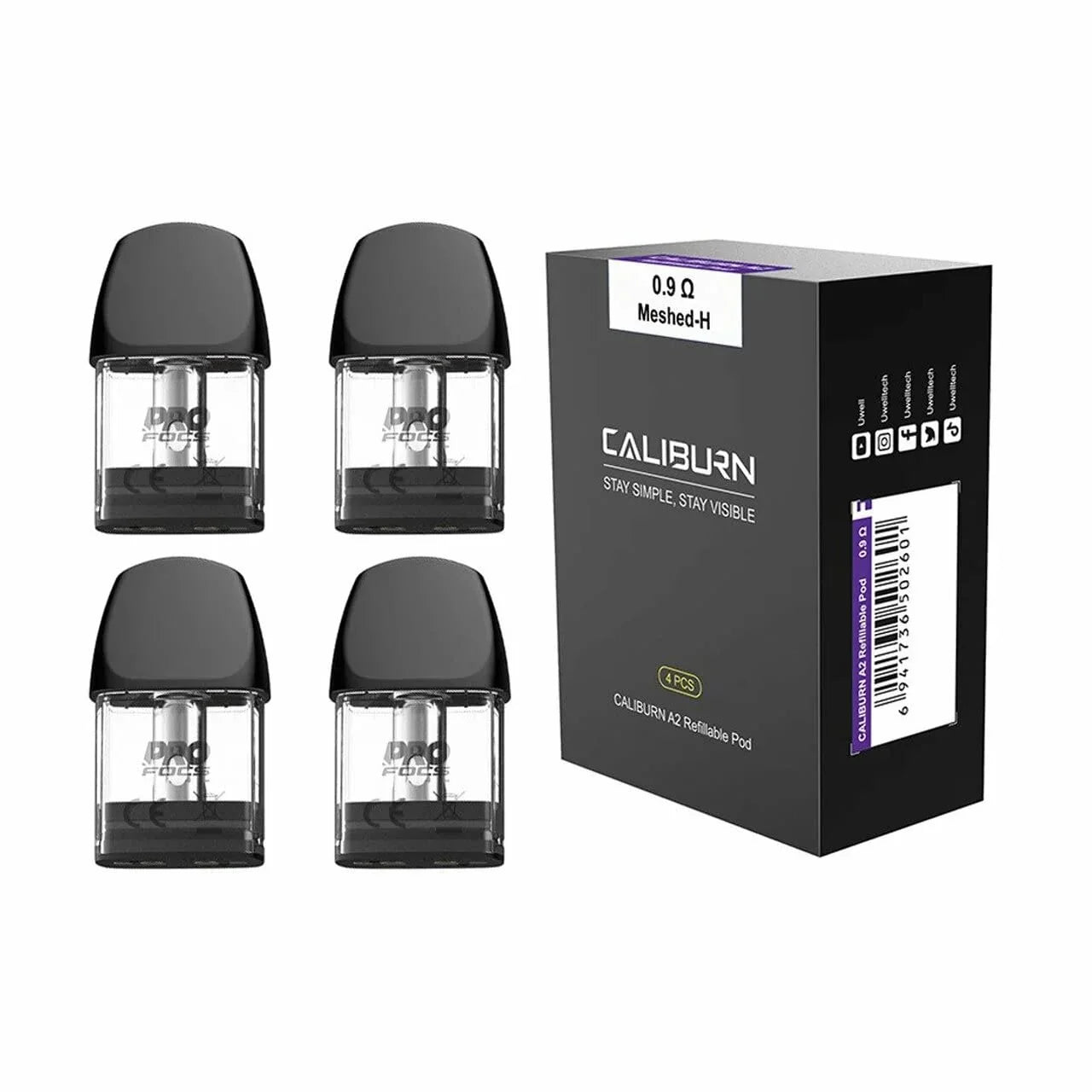 Caliburn A2 Refillable Pod 0.9ohm