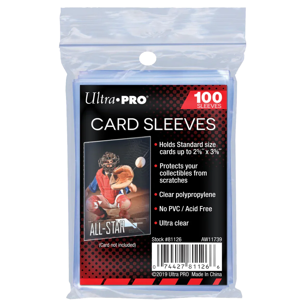 Ultra Pro Card Sleeves (100 Sleeves)