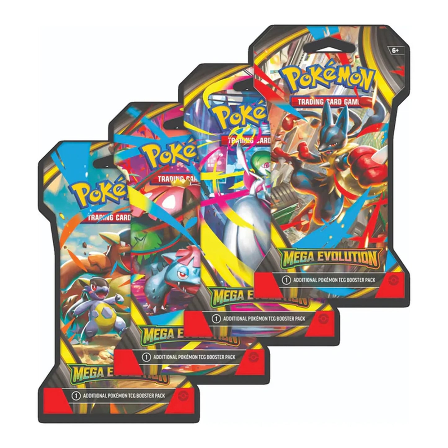 POKEMON MEGA EVOLUTION CARDBOARD SLEEVE BOOSTER PACK