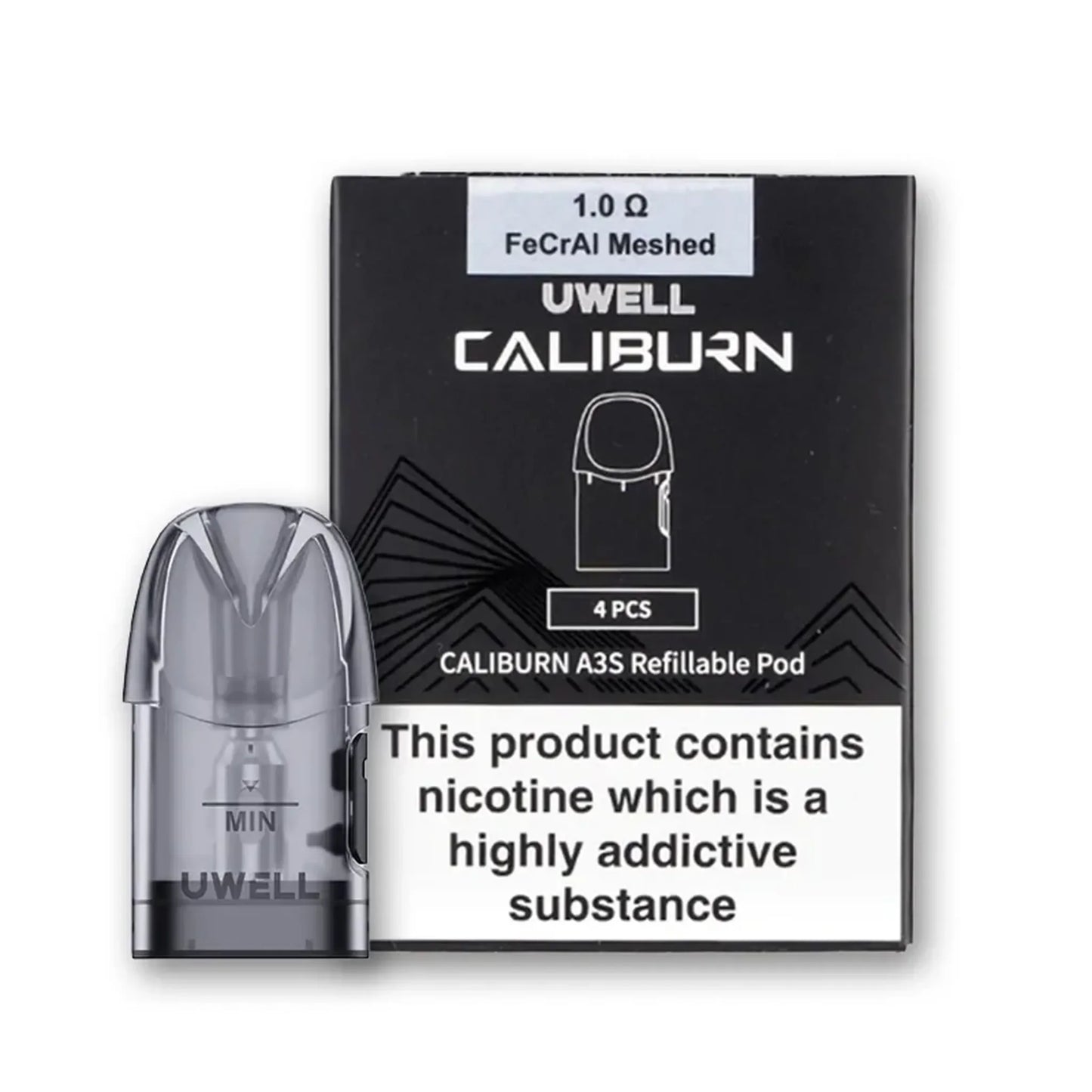 Caliburn A3S Refillable Pod 1.0ohm