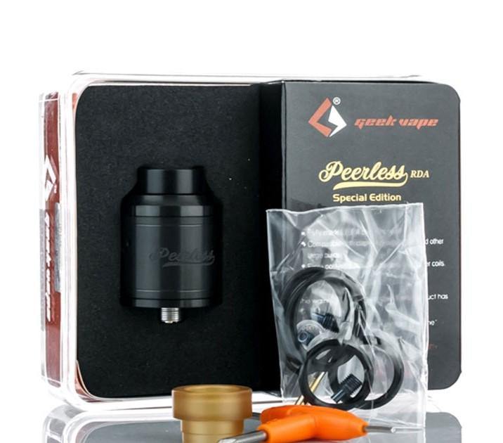 Peerless RDA Special Edition Black - Vaper Aid