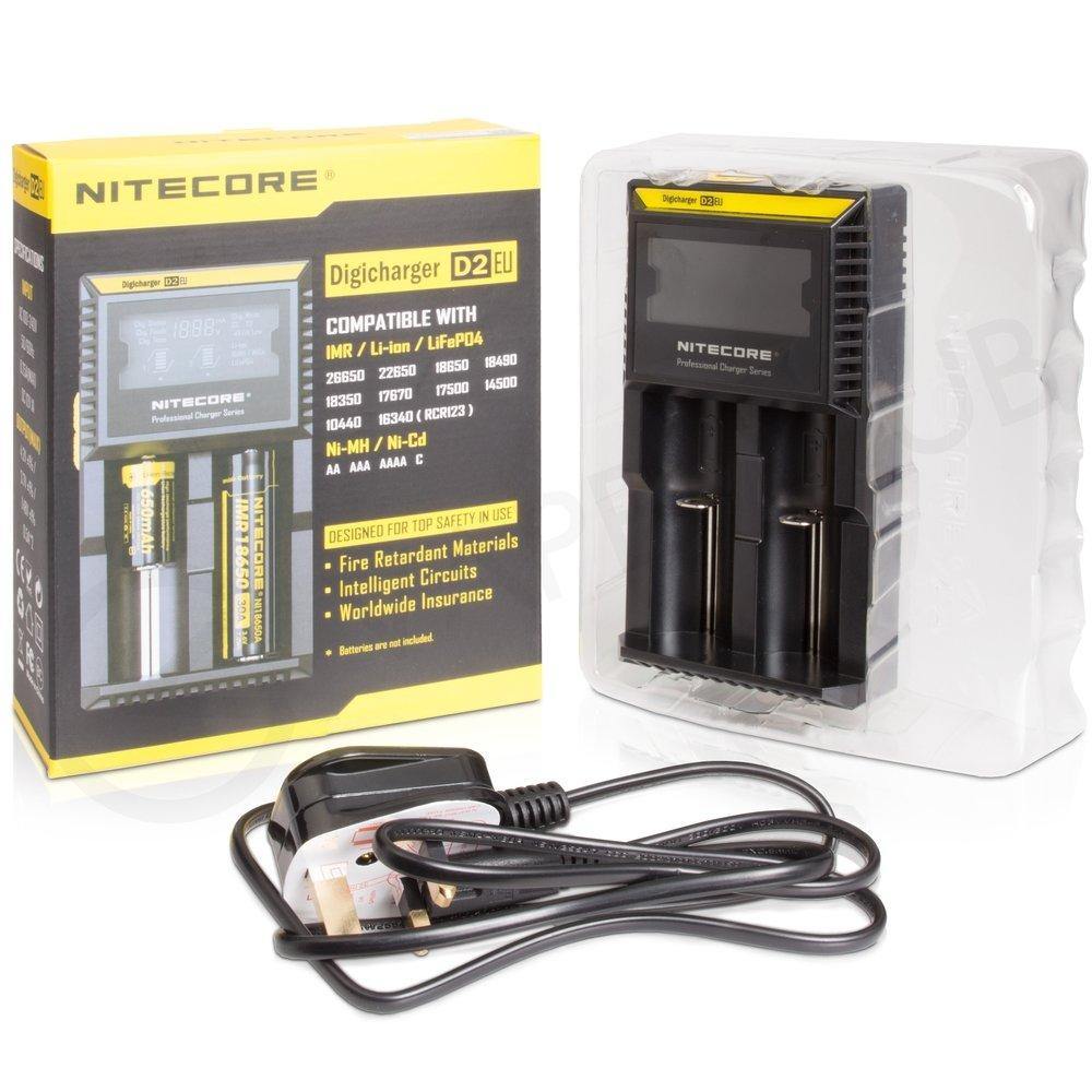 Nitecore D2 Charger - Vaper Aid