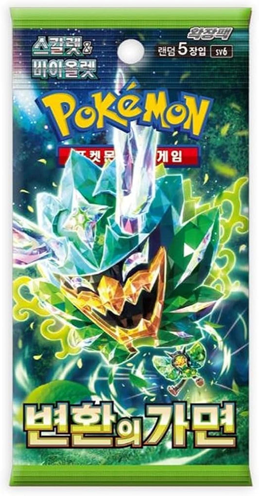 POKEMON CARDS - MASK OF CHANGE KOREAN - BOOSTER PACK