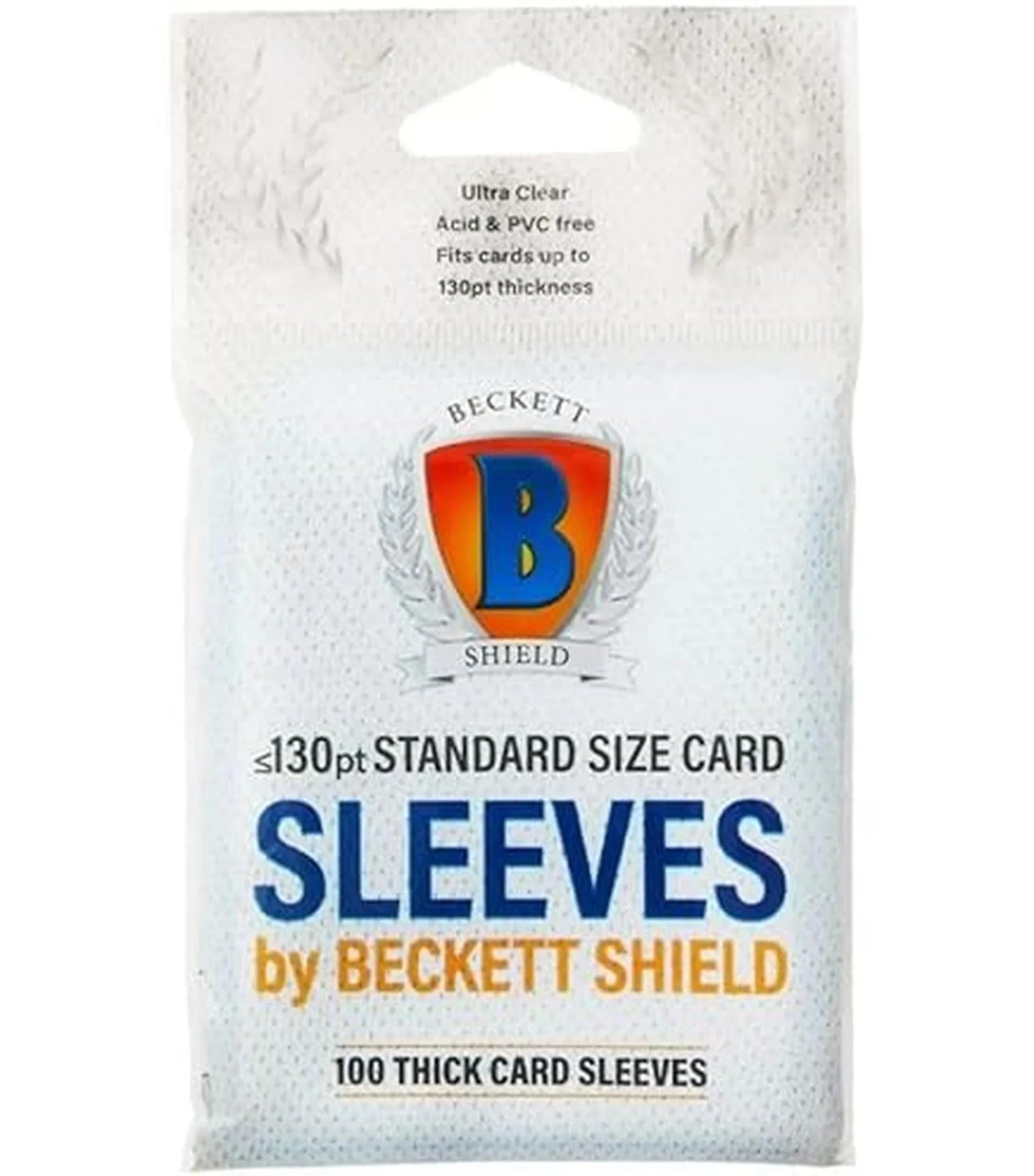 Beckett Card Sleeves - (100 Sleeves) - 6.35cm x 8.89cm cards