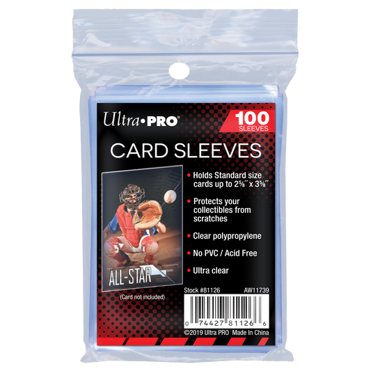 Ultra Pro Card Sleeves (100 Sleeves)
