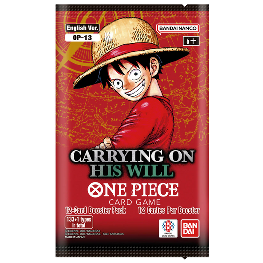 ONE PIECE CARRYING ON HIS WILL OP-13 BOOSTER PACK