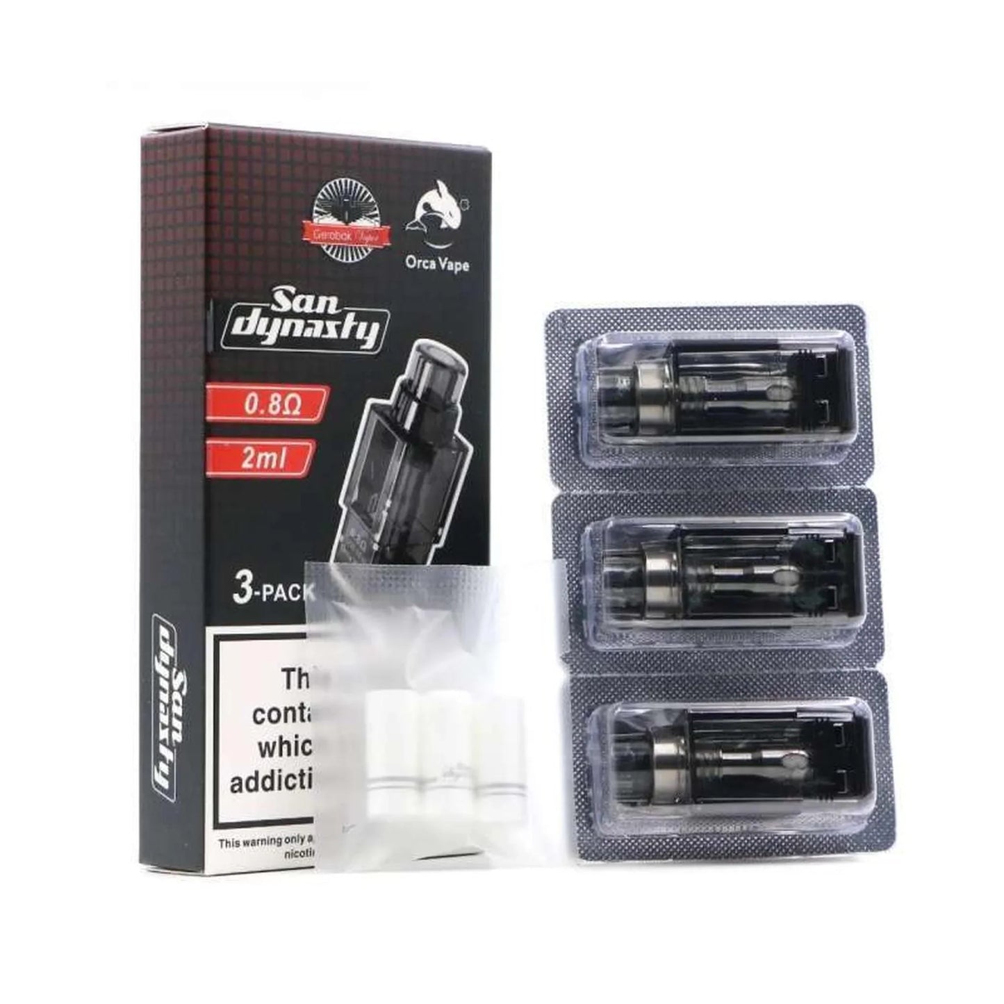 San Dynasty 0.8 ohm Replacement Pod