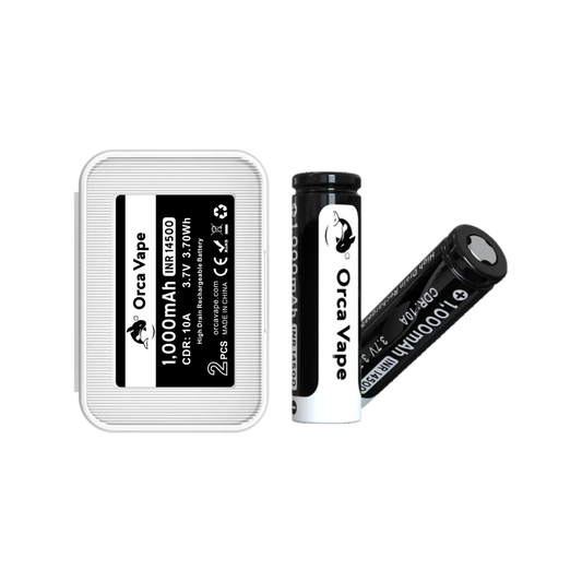 14500 - 1000mAh Battery Twin Pack By Orca Vape