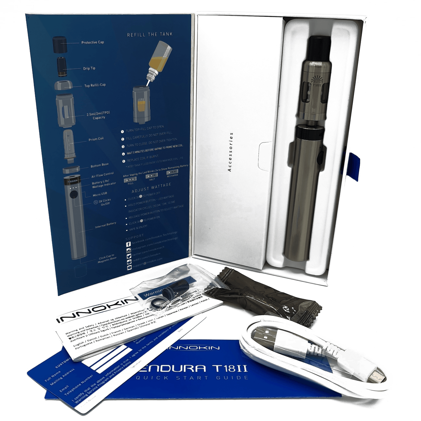 Innokin Endura T18 2 Kit - Vaper Aid
