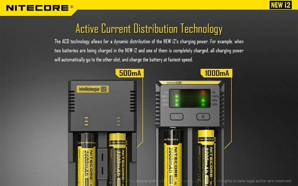 Nitecore i2 Charger - Vaper Aid