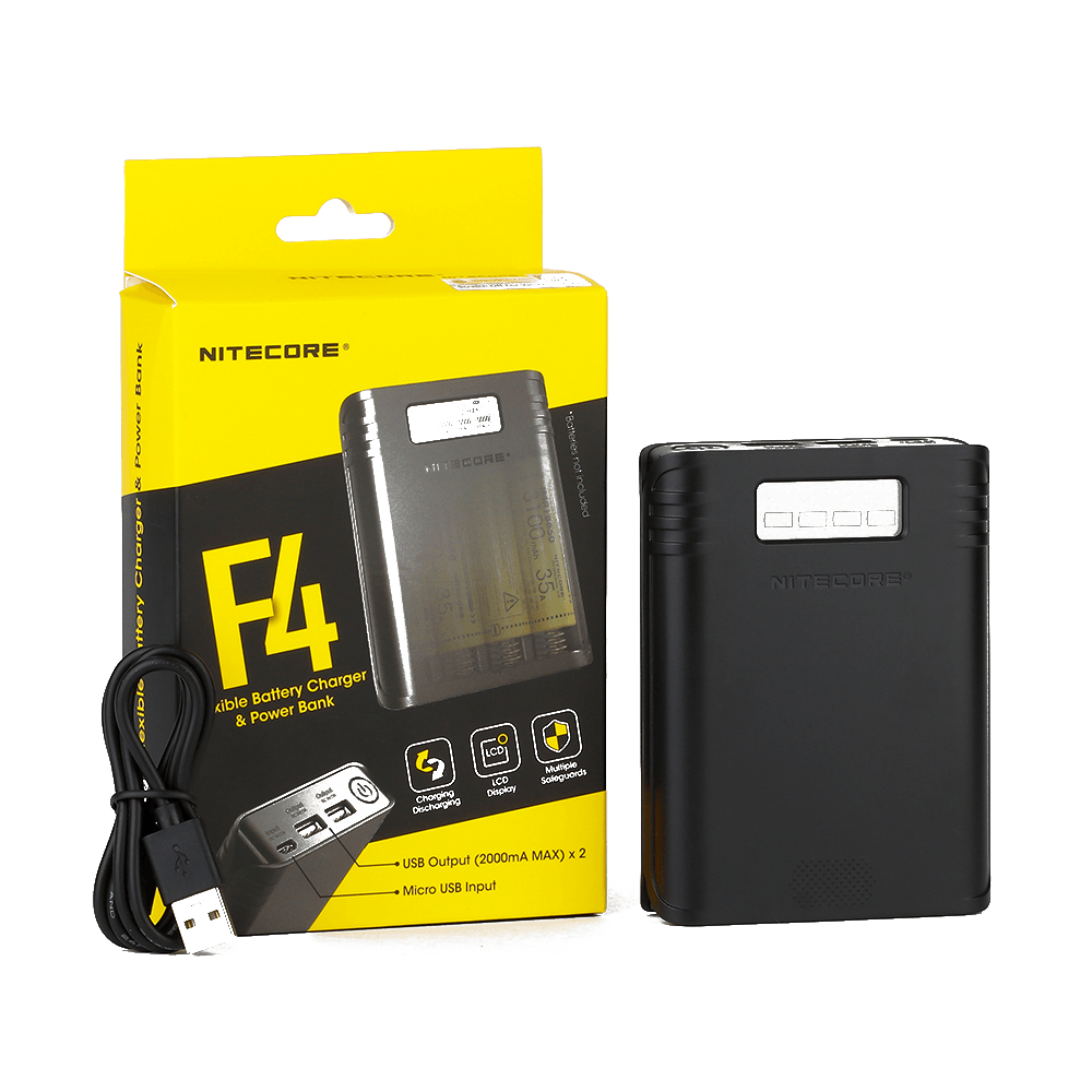 Nitecore F4 Charger & PowerBank - Vaper Aid