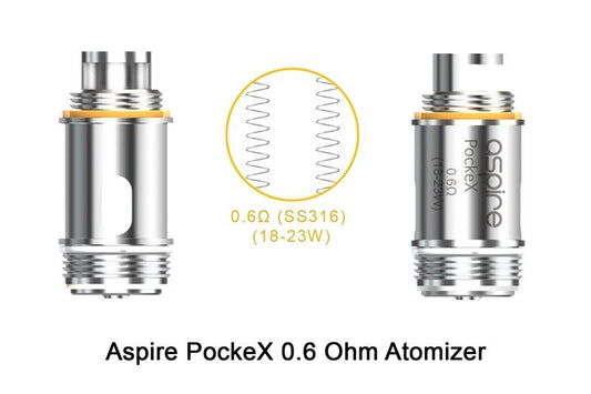 PockeX coil 0.6ohm - Vaper Aid