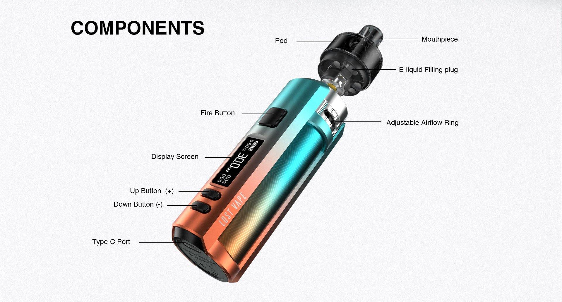 Lost Vape Ursa Mini Pod Kit - Vaper Aid