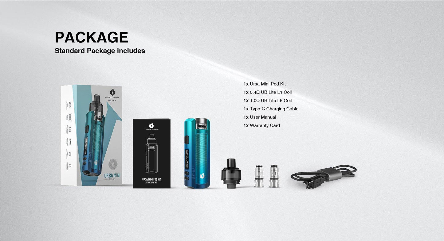 Lost Vape Ursa Mini Pod Kit - Vaper Aid