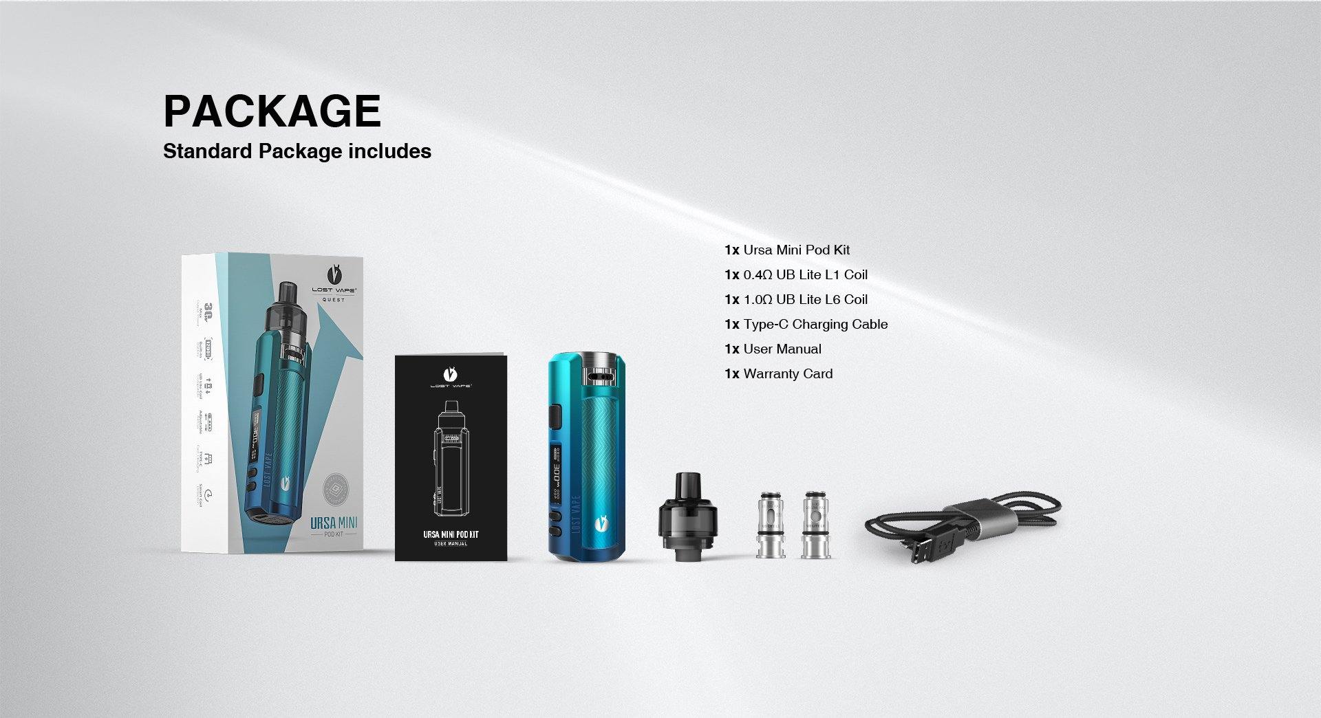 Lost Vape Ursa Mini Pod Kit - Vaper Aid
