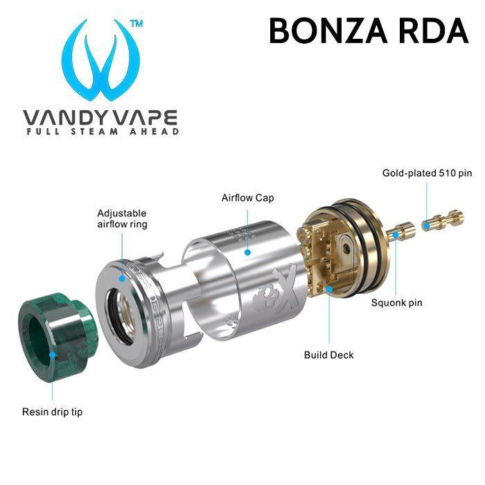 VandyVape Bonza RDA - Vaper Aid