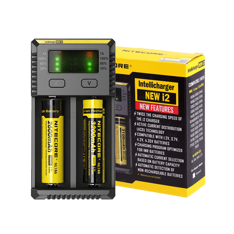 Nitecore i2 Charger - Vaper Aid