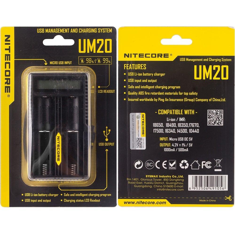 Nitecore UM20 USB Charger - Vaper Aid